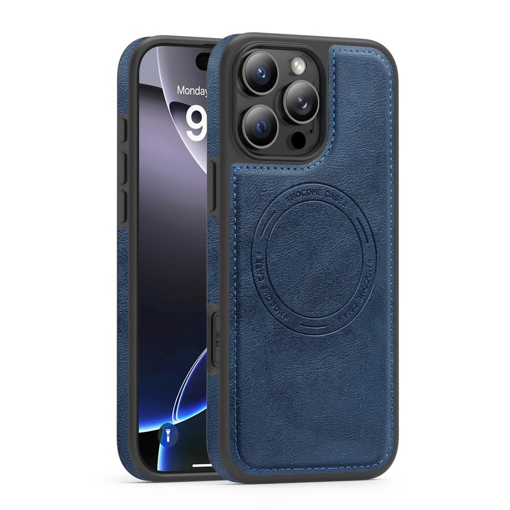 Luxury Cow Leather Magnetic Bumper Phone Case For iPhone 17 Air 16 PM 15 Pro Max Samsung S25 S24 S23 Ultra Google Pixel 10 Anti Shock Protective Cover