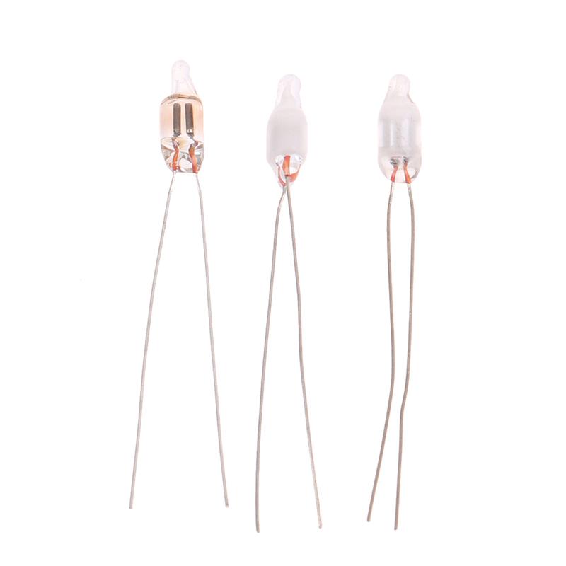 60 Piezas Rojo Verde Azul Rojo Bombilla de Neón Luz Indicadora Bombilla Miniatura Estándar