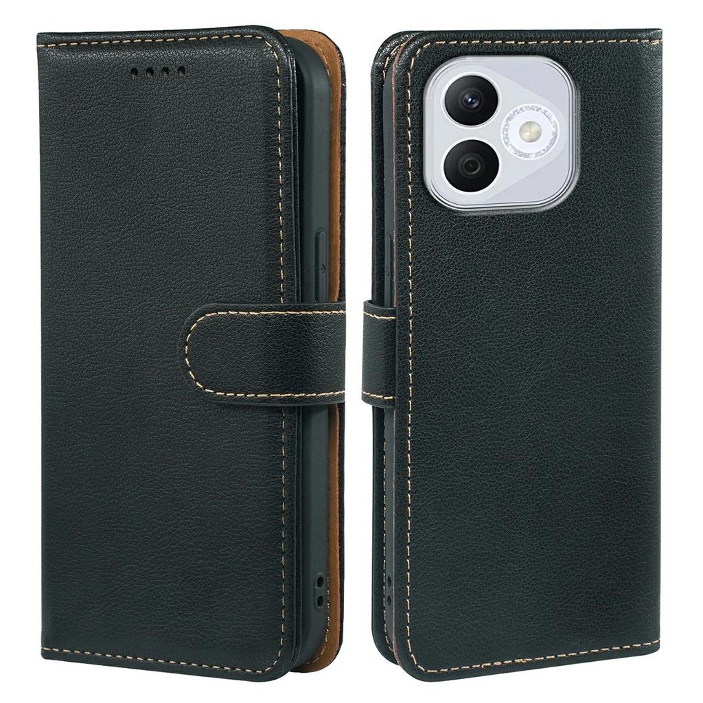 For Honor 400 Lite 5G Case RFID Blocking Wallet Litchi Texture Leather Phone Cover Magnetic Clasp