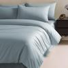 Čtyřdílná prémiová bavlněná sada do postele z bavlny Xinjiang s dlouhým vláknem: 100% Bavlněný povlak na přikrývku, prostěradlo a napínací prostěradlo - Nantong Home Textiles