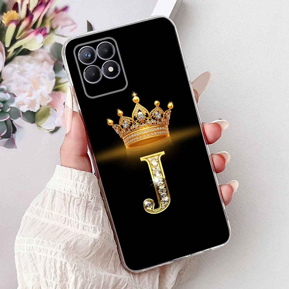 For Realme 8i Case RMX3151 Fashion Letter Cover Coque Soft Silicone Phone Case For Realme Narzo 50 Narzo50 8i Realme8i Bumper
