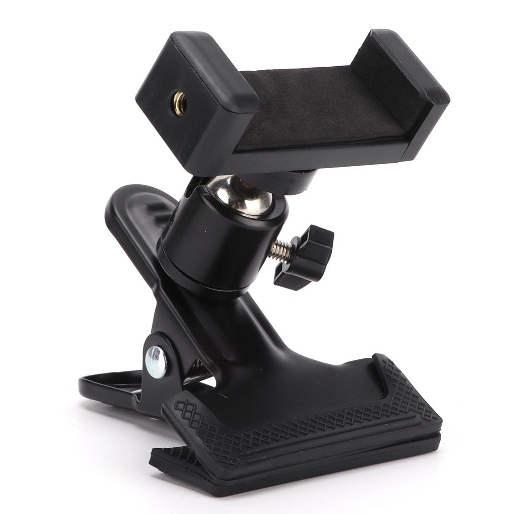 Guitar Clip Phone Holder Head Mount Clamp Free Rotation for Recording Live Streaming ZJ‑2