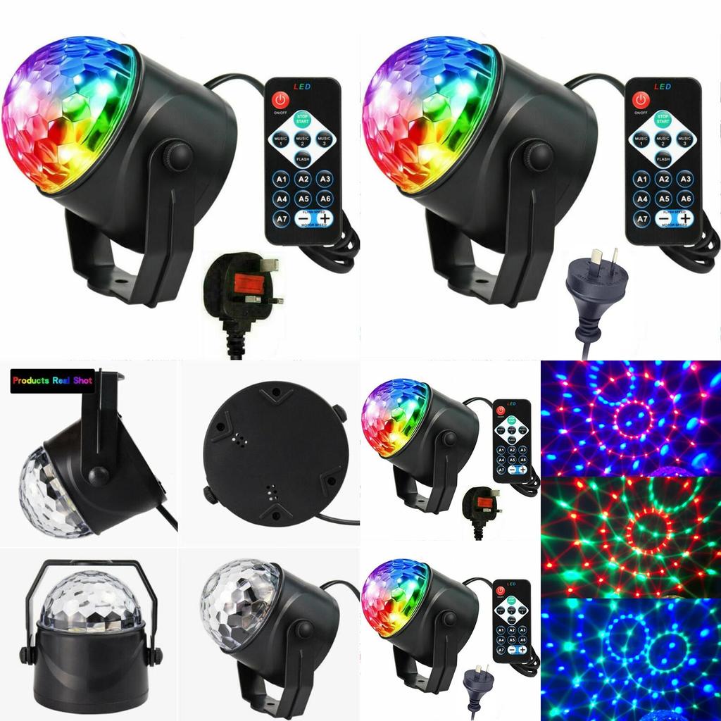 Colorful Led Stage Lights With Remote Control Perfect For Parties And Events