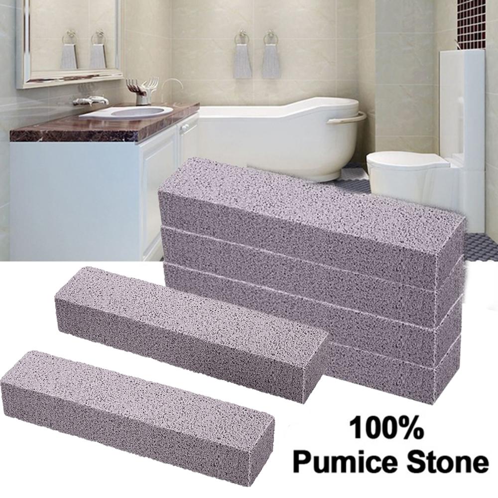 2PCS Pool Cleaner Kitchen Toilet Bowl Ring Pumice Stone Pumice Stick Scouring Pad Cleaning Brush