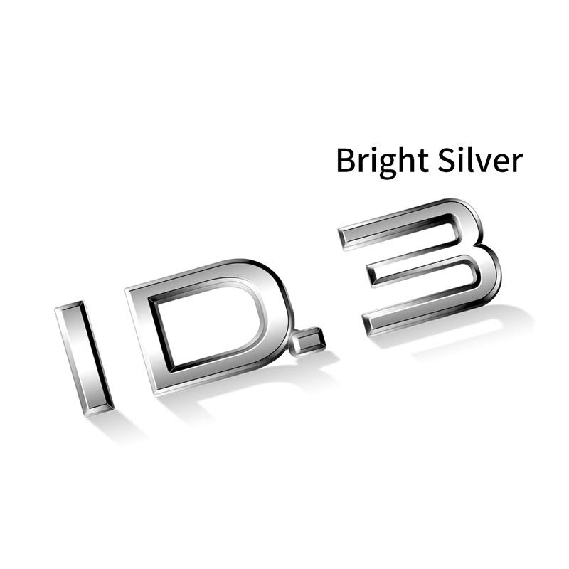 Für ID.3 ID.4 ID.5 ID.6 Schriftzug Emblem ID Serie GTX ID.4X Crozz ID.6X EV Auto Metallabzeichen Logo Karosserie Aufkleber Heckaufkleber
