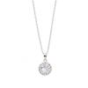 Japanese & Korean Zircon Flower Pendant Necklace - Fresh Design, High-End Feel