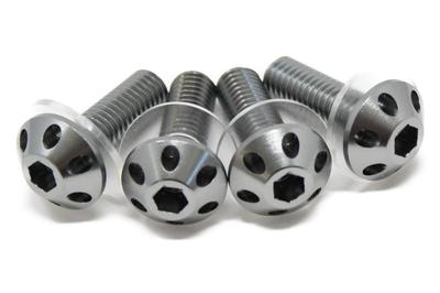 SSK ASB0104TM Machined Aluminum Screen Bolts, Set of 4, Titanium