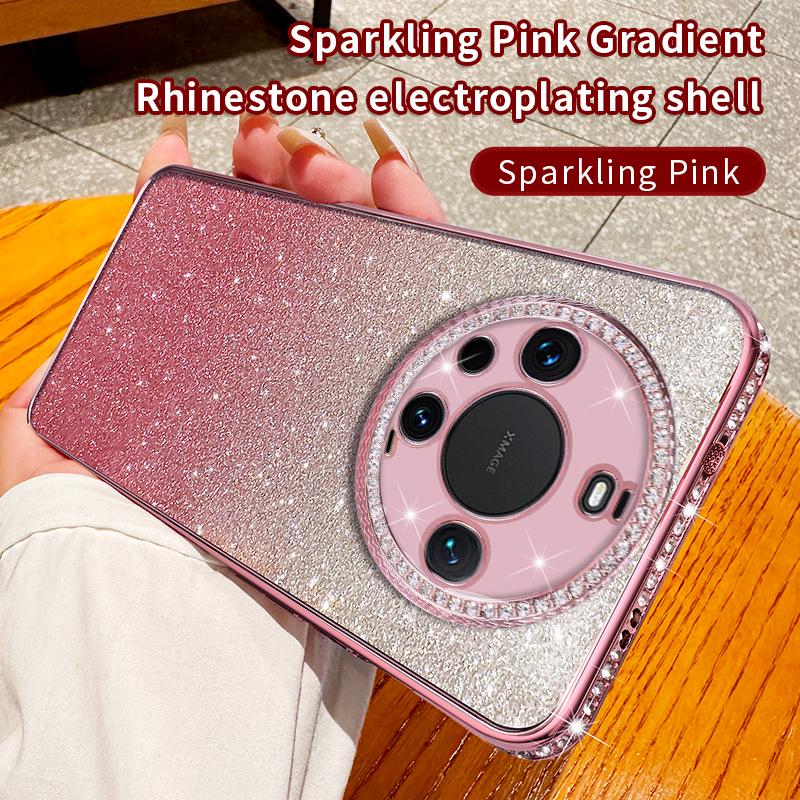 Applicable Tecno Spark Go 2024 Glitter Rhinestone Protective Case for Smart9 Hot40i Phone