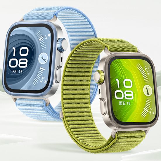 Watch Strap Stretchy Nylon Wristband Solid Color Soft Breathable Replacement Watch Strap