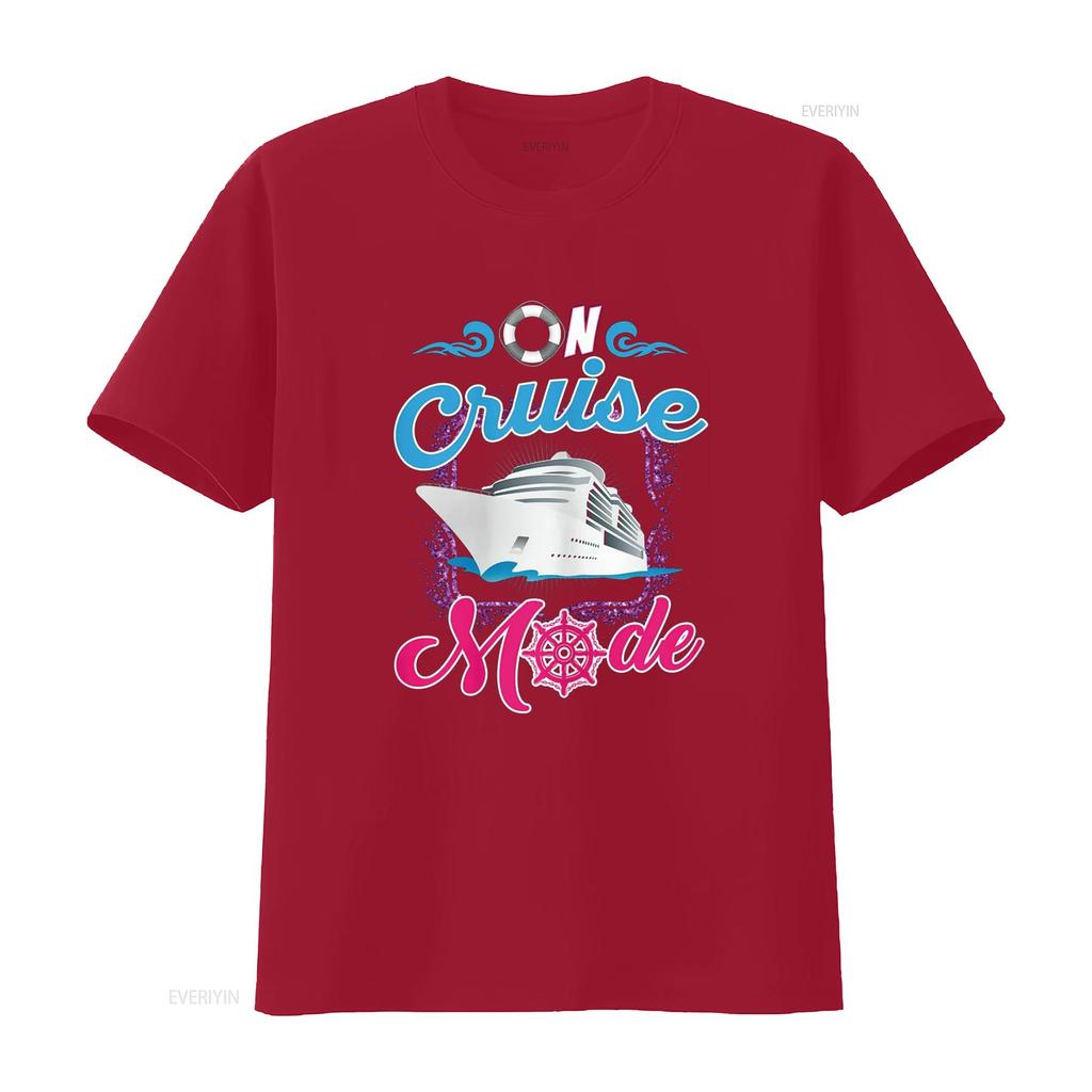 On Cruise Mode T Shirt Funny Cruising Lover s vintage Washed fashion Breathable homme Slightly graphic Casual designer clothes