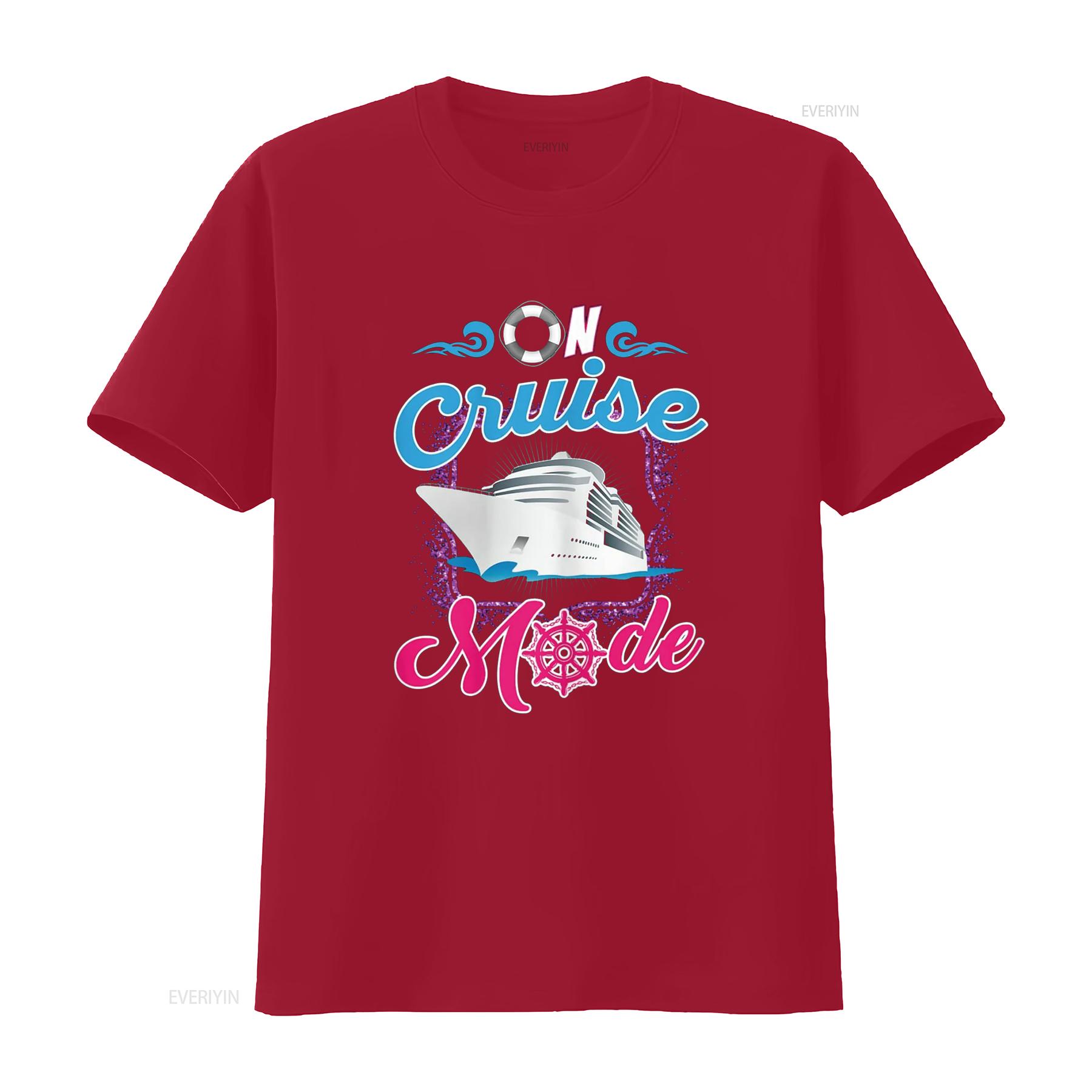 

On Cruise Mode T Shirt Funny Cruising Lover s vintage Washed graphic designer clothes fashion Stylish homme Casual Slightly S