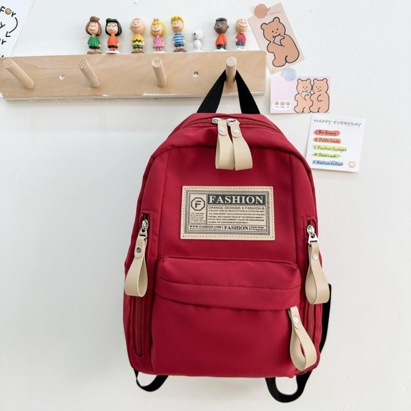 Moderní lehký plátěný batoh v korejském stylu pro děti s pohodlnými ramenními popruhy se vzduchovým polstrováním