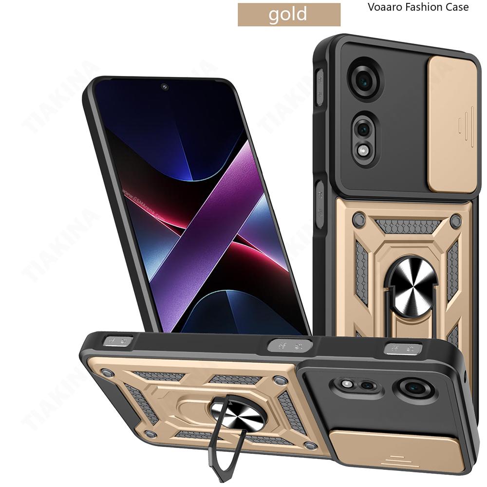 Skyv Kamera Linse Beskyttelse Funda for ZTE Nubia Neo 2 5G Deksel for ZTE Nubia Neo 2 5G Deksel Magnetisk Ring Støtteholder Deksel