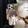 Bungo Stray Dogs Dazai Soft Phone Case for iPhone 15 16 17 Pro Max 17Air 16E 14 Plus 13 12 Mini Shockproof Cover Back Shell