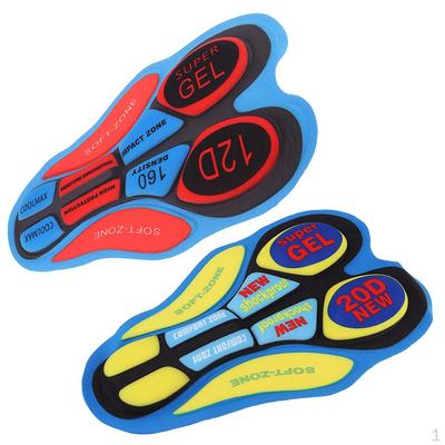 2 Stück Fahrrad Shorts Hosen Kissenpolster 12D und 20D