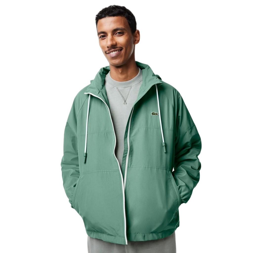 Lacoste Men's Water Repellent Detachable Hood Jacket