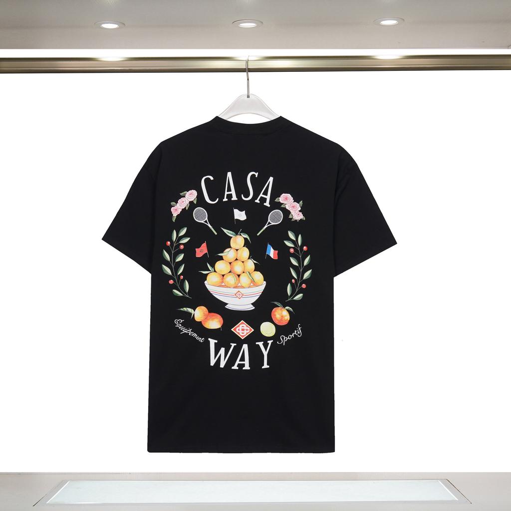 Cross-border Casablanca Summer New Casablanca Letter Logo Printed Loose Short-sleeved T-shirt