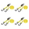 5 Meters Ratchet Straps 800kg Safe Pull Strength Cargo Tie Down Bundle Tension Belt for Ship Transportation Fixing