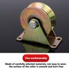 2pcs Smooth Rolling V Sliding Track Wheels Heavy Duty Sliding Door Metal Rollers  Crane