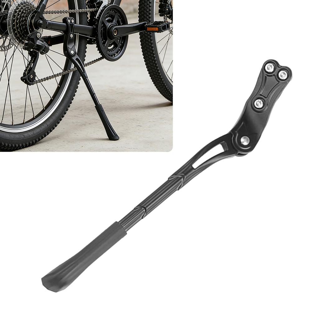 Bike stand Aluminum Alloy Foldable High Strength Non Slip Rear Side Bike Stand for Cycling