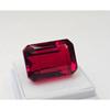 28+ Ct Natural Red Ruby For Making Emerald Cut Fabulous Certified Gemstone
