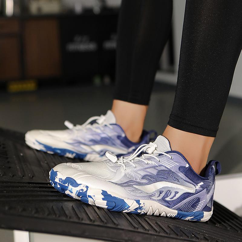 Women Anti-slip Trainers Men's Cross-training Shoes Elastic Gym Fitness Sports Shoes Outdoor Walking Trekking Hiking Sneakers