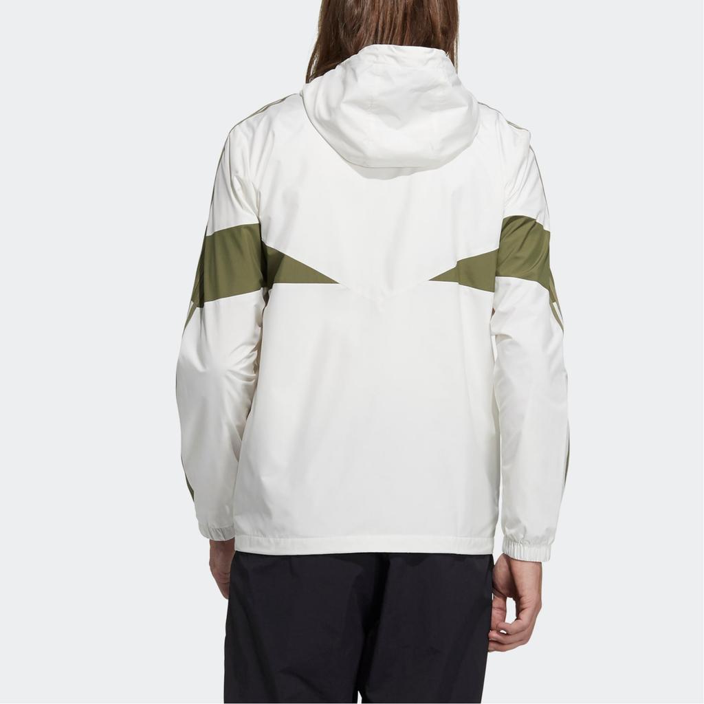 Adidas Neo Icons 3-Stripes Colorblock Hooded Jacket Men Jacket White H14231