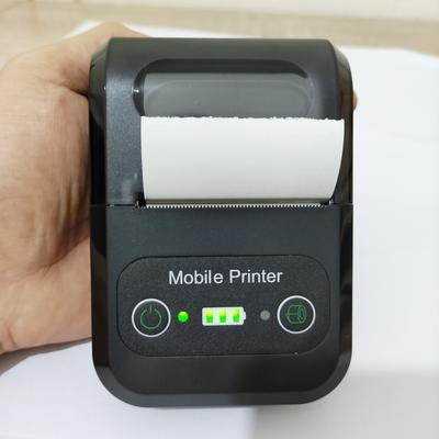 Tragbarer BT-Thermo-Belegdrucker, 58 mm, 2-Zoll-Mini-BT-Drucker, mobiler Thermo-Belegdrucker