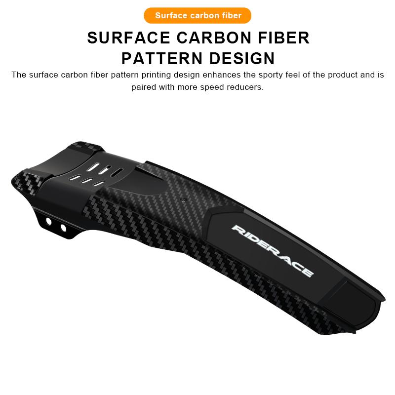RIDERACE Bicycle Fender For MTB Mountain Bike Mudguard Front Rear Tire Wheel Fender Road Cycling Mud Guard Cycling Accessories