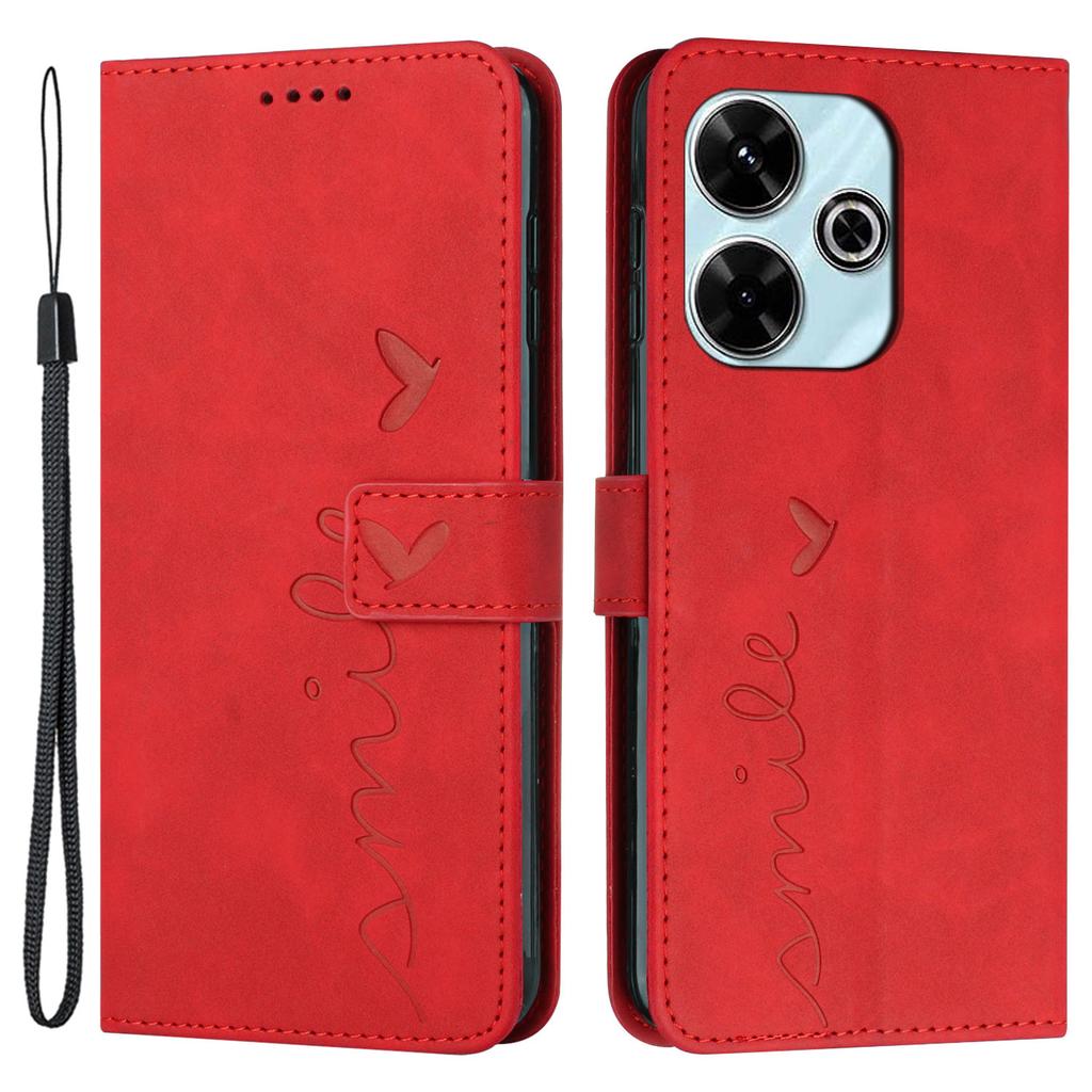 For Xiaomi Redmi 13 5G/13 4G/Note 13R 5G/Poco M6 4G Case Wallet Imprinted PU Leather Phone Stand Cover