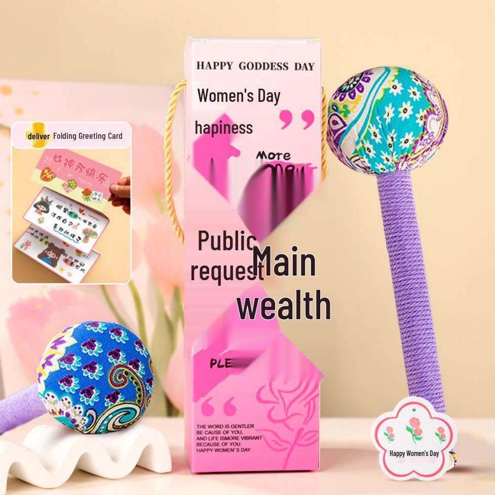 Women's Day Gift: Mugwort Massage Hammer for Girlfriend or Wife - Health & Back Massage Tool