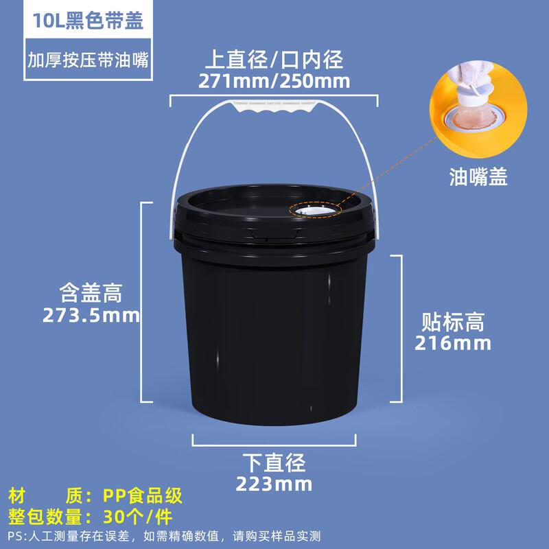 Hanyou 10L Plastic Water Storage Bucket