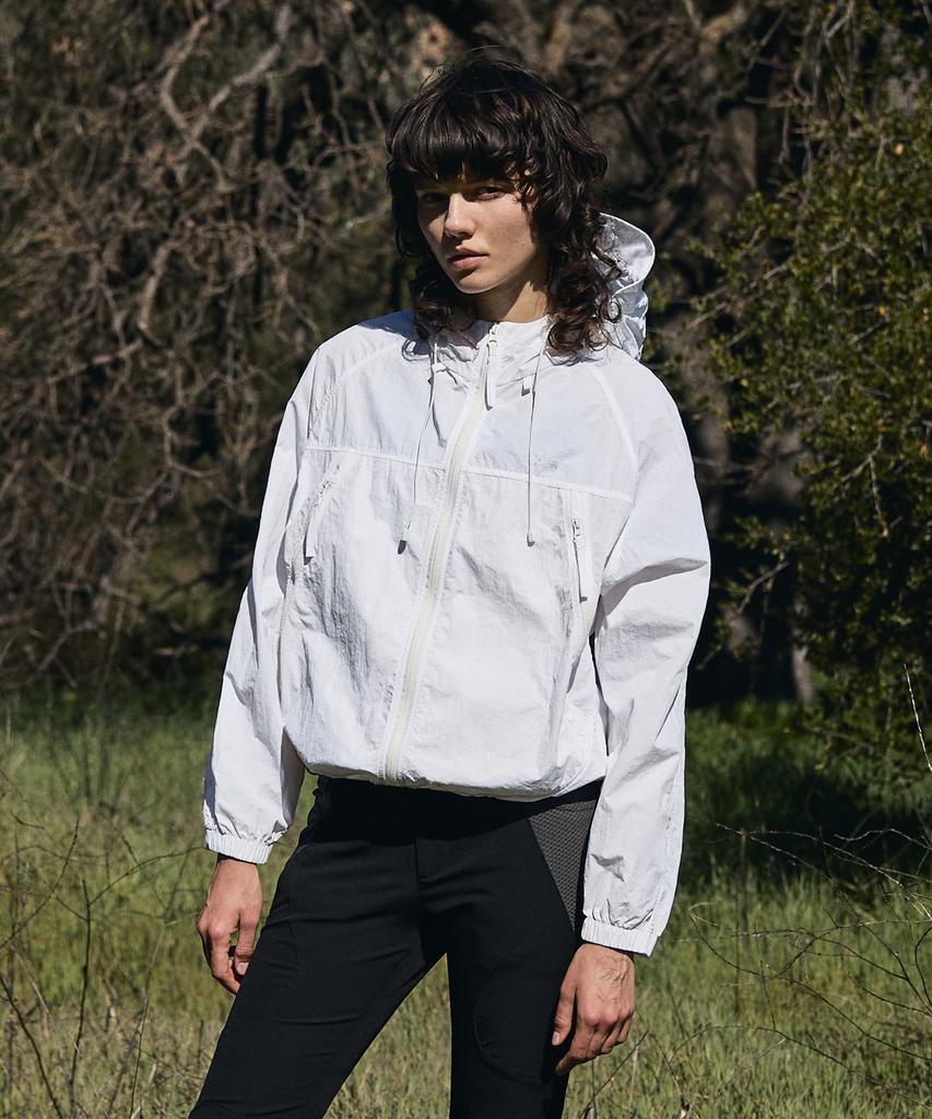 Fluke Ultra Light Packable Windbreaker Jacket White Fjk127