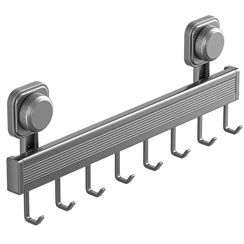 Punch-Free Movable Wall-Mounted Rack for Kitchen and Bathroom