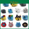 Charming Cat Insect Plush Toy Keychain Adorable Cartoon Wobbly Doll Gift Decoration