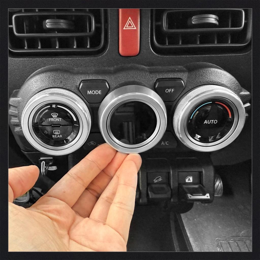 Catland Jimny Sierra JB74W Air Conditioner Dial Interior Panel Air Conditioner Knob Custom Air Conditioner Interior Air Conditioner Aluminum Set of 3