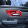 For Dodge Ram 1500 -2025 ABS Red Interior Door Handle Bowl Cover Trim Frame