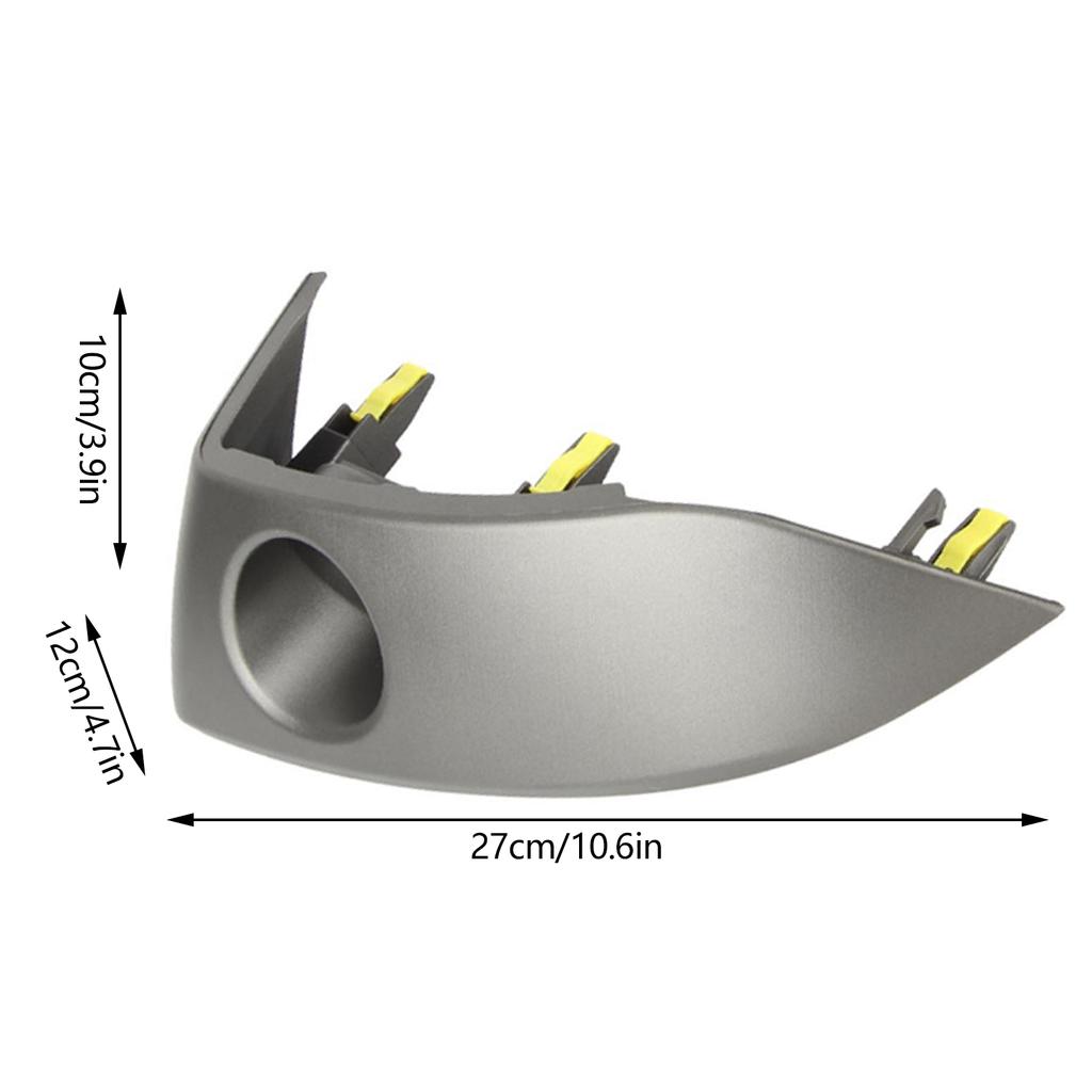 New 2Pcs Center Dash Air Vent Radio Bezel Trim 55412 42060 B1 Dashboard Instrument Cluster Panel for Toyota RAV4 2006 To 2012