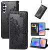 Pour Samsung Galaxy A05s 4G Étui de téléphone magnétique en relief Motif mandala