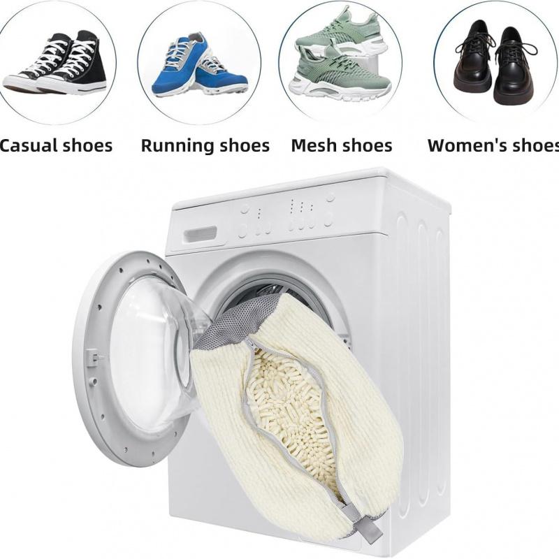 1pcs Shoe Washing Machine Bag,Quick Easy Cleaning,Laundry Shoe Bag for Washer and Dryer,Suitable for All Shoe Types,Reusable