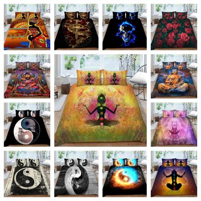 3D Bedding Set Bohemian Print Pillowcase Breathable Soft Quilt Cover Soft Breathable Boho Duvet Covers