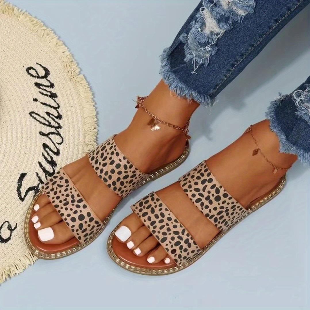 

Женские шлепанцы на плоской подошве с двойным ремешком, противоскользящие туфли без шнуровки с круглым носком, универсальные пляжные шлепанцы на открытом воздухе 41 верблюд