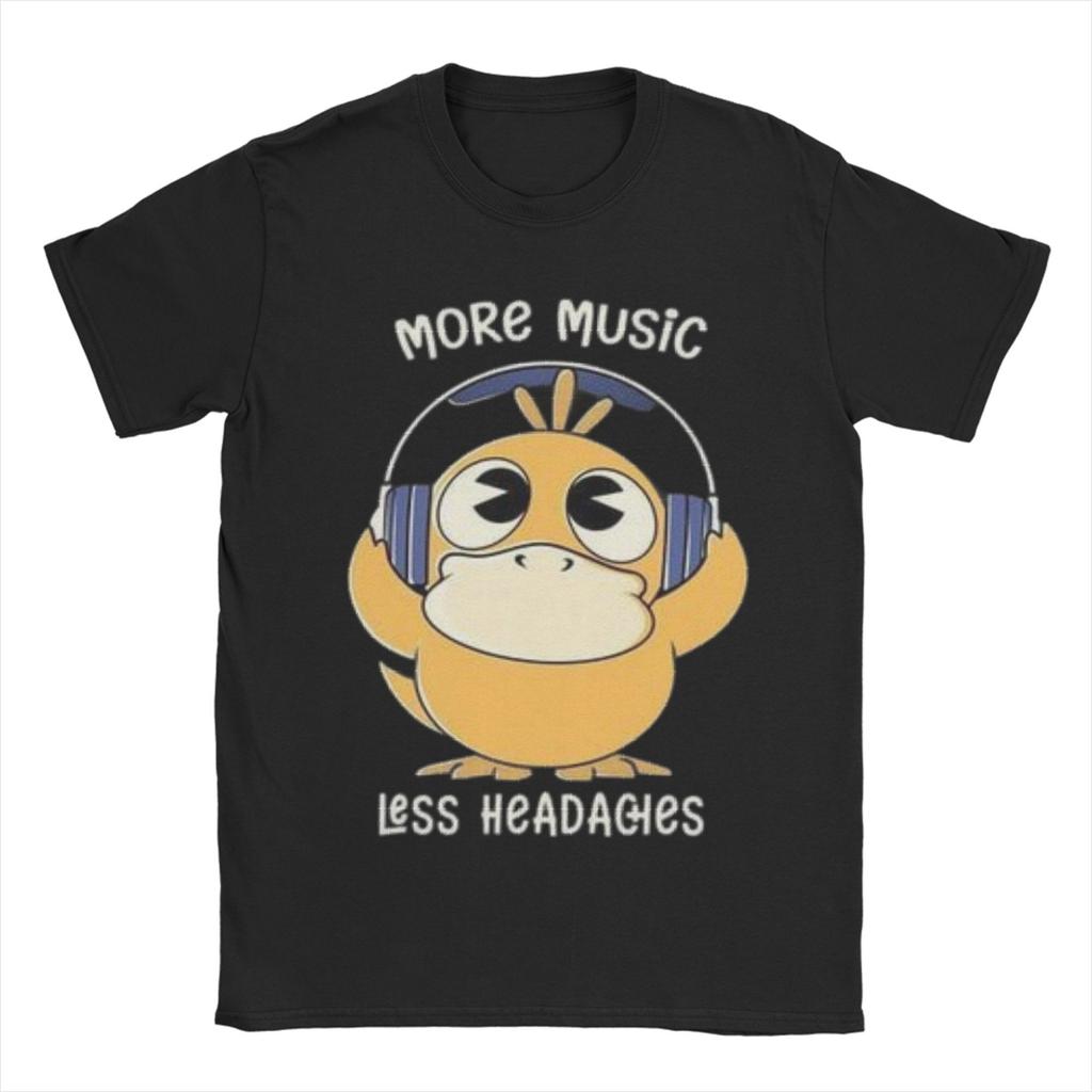 Pokemon Psyduck Unisexga TShirt Unisex Women Cotton Clothing Novelty Round Neck Short Sleeve Summer Y2k Top Tee Vintage Hippop