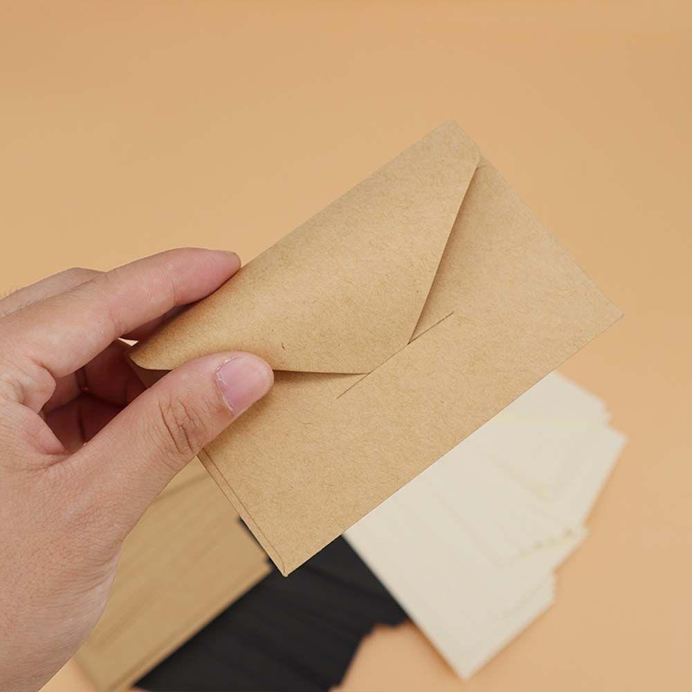 Office Supplies Stationery Window Envelope Card Holder Kraft Blank Envelope Small Paper Envelope