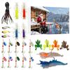 Fishing Lure Christmas Countdown Calendar 24 Days Advent Christmas Fishing Lure Tackle Kit For Lake Stream River Bass Trout Men