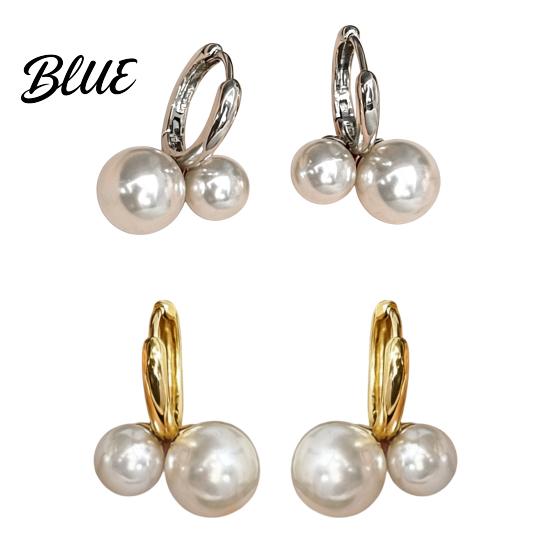 Smooth Surface Earrings 1 Pair Faux Pearl for Women Small