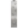 Solar LED Path Light 2 Pcs Silver Stainless Steel