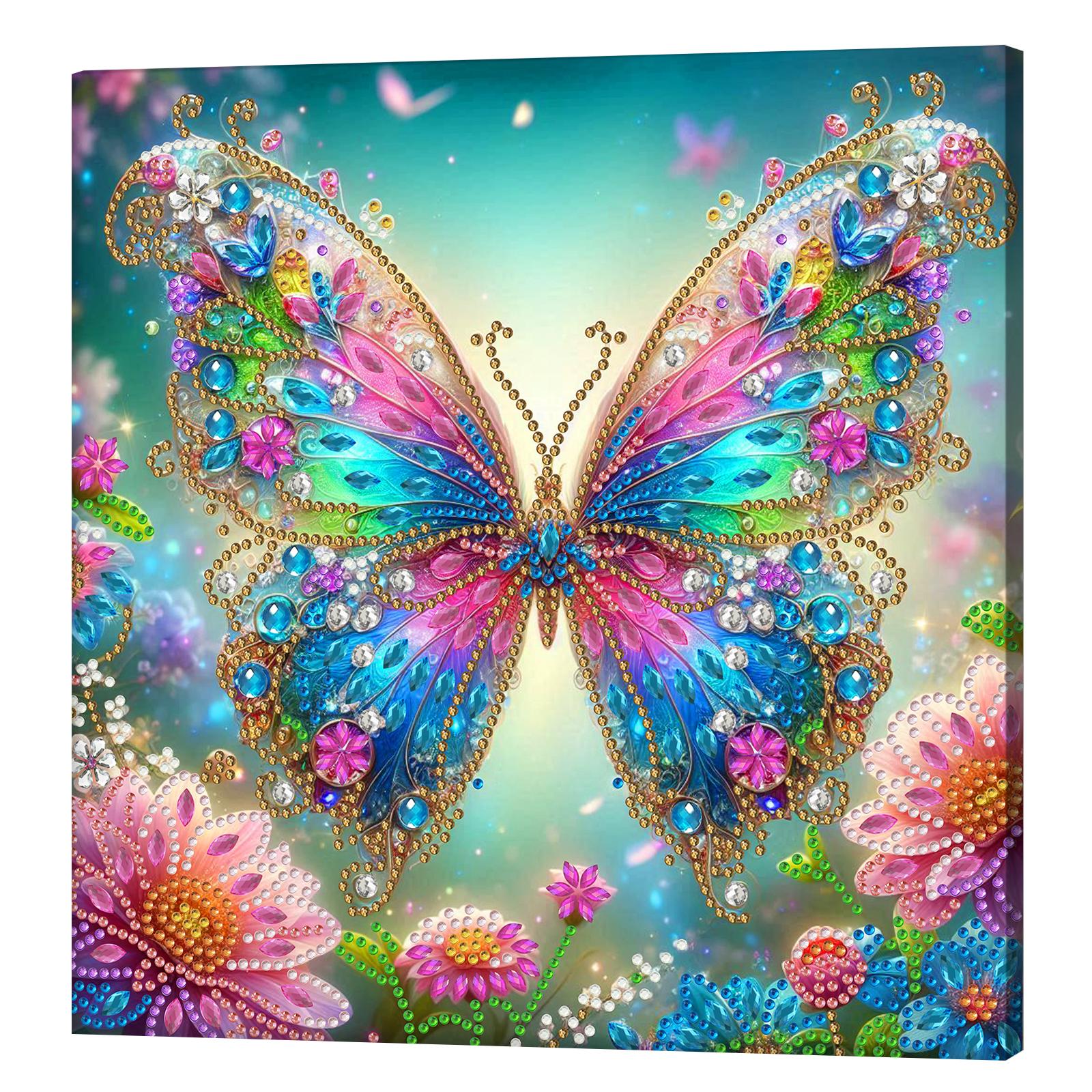 

DIY Special Shape Drill Pearl Gem Diamond Art Painting Kit with Frame 25x25cm Art Craft Pearl Diamond Painting Home Decor