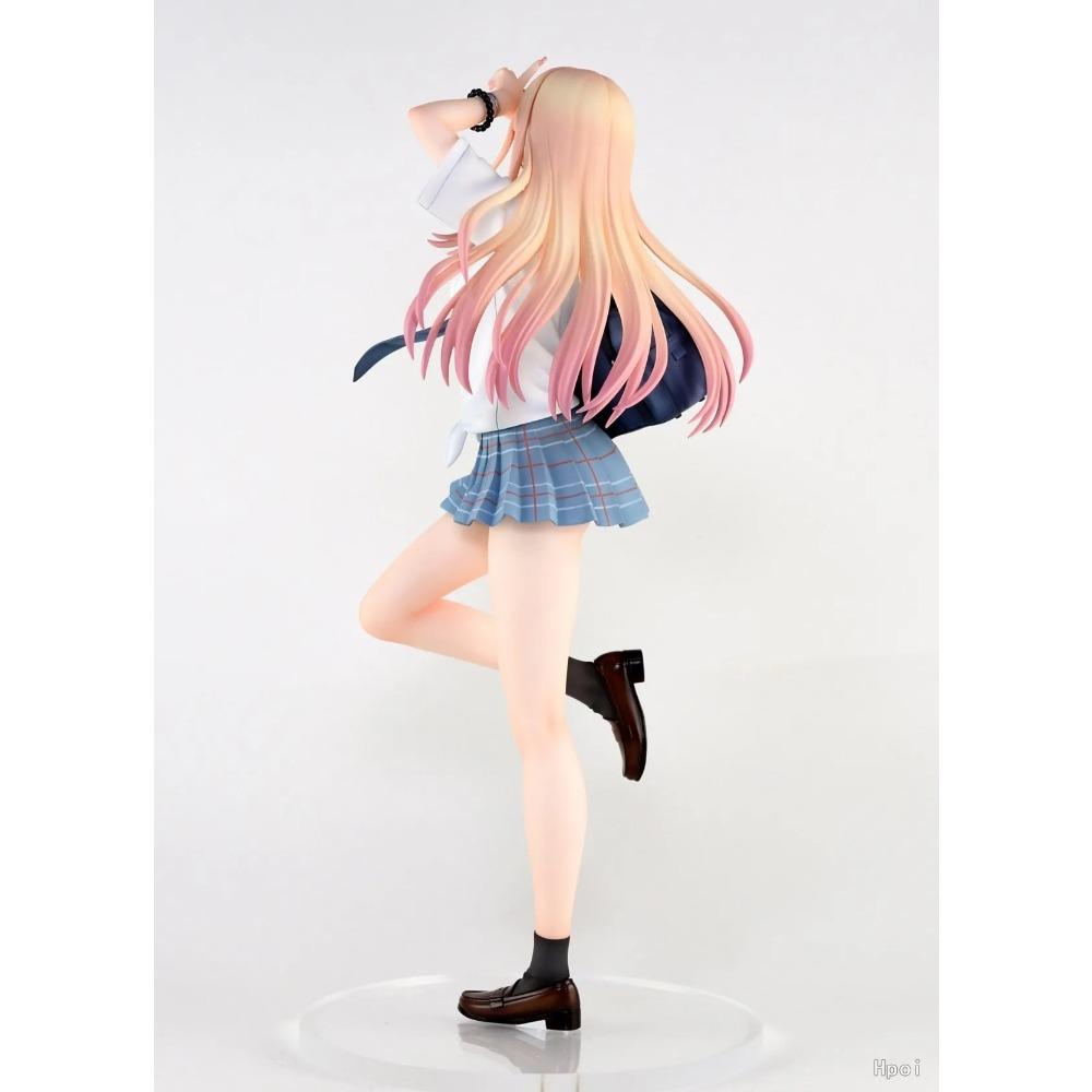 28CM Anime My Dress Up Darling Kitagawa Marin Figur Schuluniform Verkleidung Stehendes Modell Spielzeug Geschenk Actionfigur Für Kinder PVC