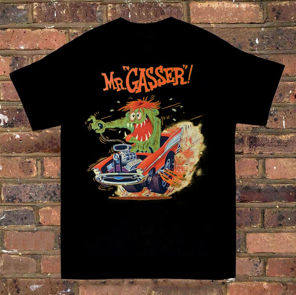 

New Popular Ed Roth Rat Fink Short Sleeve Black All Size T-Shirt TMB515 Unisex T-Shirt XXXXL